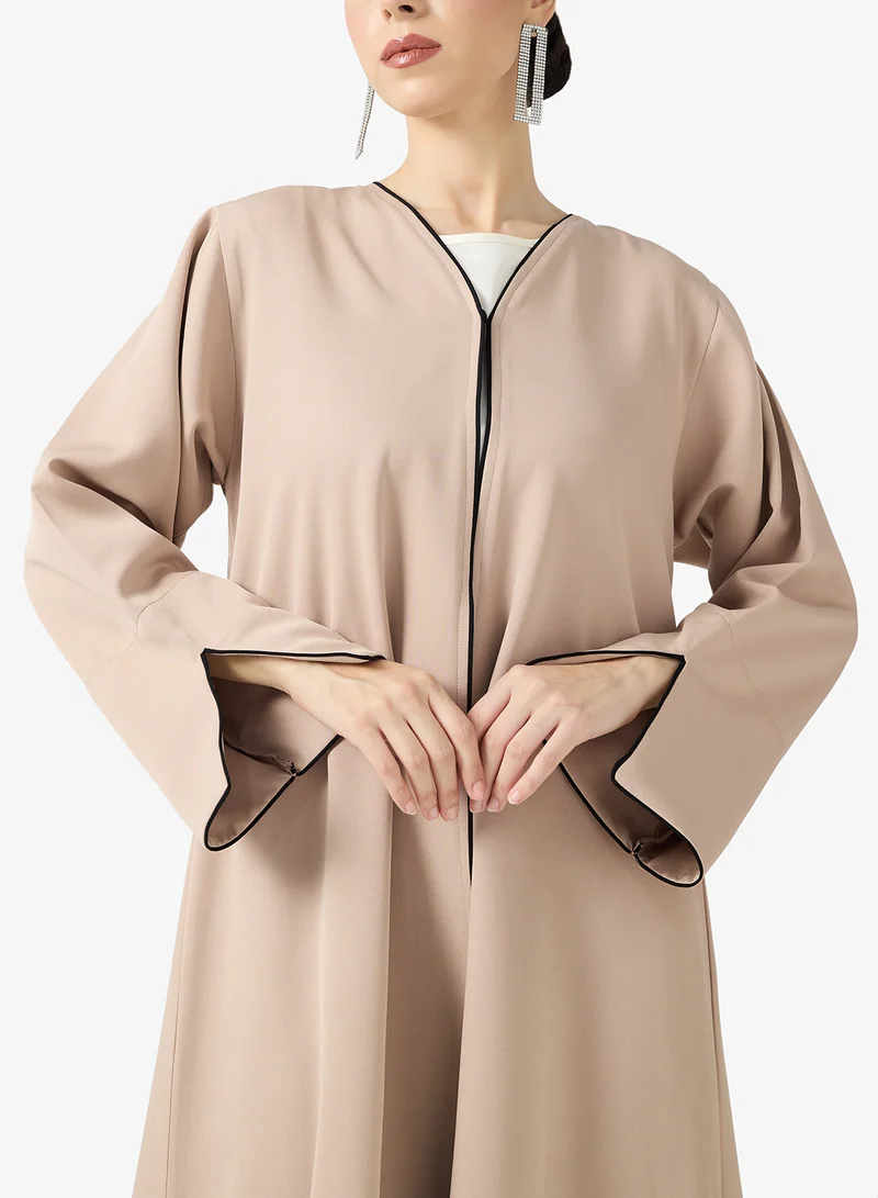 hayas closet  Embellished Abaya With Sheila for Women | Best Price UAE